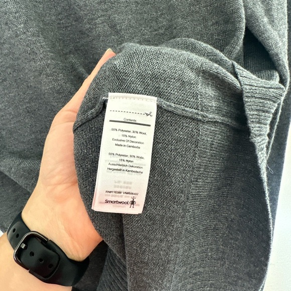 SMARTWOOL Sparwood‎ Crew Merino Wool Sweater - Picture 4 of 6